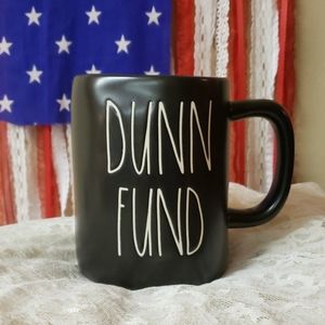 Rae Dunn Long Letter Black Mug